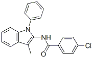 CAS#: 138349-55-0, 4-Chloro-N-(3-Methyl-1-Phenylindol-2-Yl)Benzamide