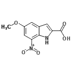 CAS#: 13838-45-4, 5-Methoxy-7-Nitro-1H-Indole-2-Carboxylic Acid