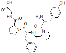 CAS#: 138474-03-0, 2-[[(2S)-1-[(2S)-2-[[(2S)-1-[(2S)-2-Amino-3-(4-Hydroxyphenyl)Propanoyl]Pyrrolidin-2-Yl]Methylamino]-3-Phenylpropanoyl]Pyrrolidine-2-Carbonyl]Amino]Acetic Acid
