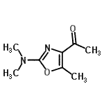 CAS 登录号：138613-53-3， 1-[2-(二甲基氨基)-5-甲基-1,3-恶唑-4-基]乙酮