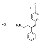 CAS#: 138614-32-1, (3R)-3-Phenyl-3-[4-(Trifluoromethyl)Phenoxy]-1-Propanamine Hydrochloride (1:1)