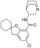 CAS 登录号：138663-21-5， N-[(8S)-1-氮杂双环[2.2.2]辛烷-8-基]-5-氯螺[3H-1-苯并呋喃-2,1'-环己烷]-7-甲酰胺