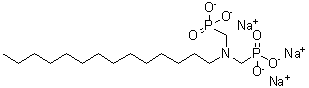 CAS#: 13868-69-4, P,P'-[(Tetradecylimino)Bis(Methylene)]Bis-Phosphonate Sodium Salt (1:3)