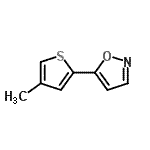 CAS#: 138716-42-4, 5-(4-Methyl-2-Thienyl)-1,2-Oxazole