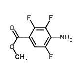 CAS 登录号：138724-32-0， 甲基4-氨基-2,3,5-三氟苯甲酸酯