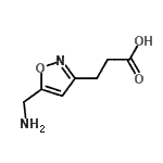 CAS#: 138741-63-6, 3-[5-(Aminomethyl)-1,2-Oxazol-3-Yl]Propanoic Acid