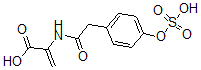 CAS 登录号：138748-39-7， 2-[[2-(4-磺基氧基苯基)乙酰基]氨基]丙-2-烯酸