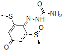 CAS 登录号：138749-63-0， [[2-甲硫基-6-[(S)-甲基亚磺酰]-4-氧代-1-环己-2,5-二烯亚基]氨基]脲