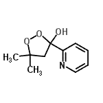 CAS#: 138835-99-1, 5,5-Dimethyl-3-(2-Pyridinyl)-1,2-Dioxolan-3-Ol