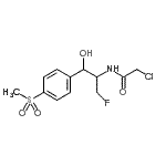 CAS#: 138872-73-8, 2-Chloro-N-{3-Fluoro-1-Hydroxy-1-[4-(Methylsulfonyl)Phenyl]-2-Propanyl}Acetamide