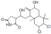 CAS#: 138935-82-7, 3-[2-(6,7-Dichloro-3-Hydroxy-5,5,8a-Trimethyl-2-Methylidene-3,4,4a,6,7,8-Hexahydro-1H-Naphthalen-1-Yl)-1-Hydroxyethyl]Pyrrolidine-2,5-Dione