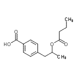CAS#: 138948-88-6, 4-[2-(Butyryloxy)Propyl]Benzoic Acid