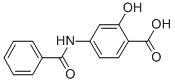 CAS 登录号：13898-58-3， 4-(苯甲酰基氨基)-2-羟基苯甲酸