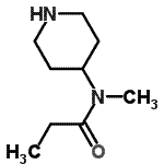 CAS#: 139062-82-1, N-Methyl-N-(4-Piperidinyl)Propanamide