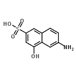 CAS#: 139123-65-2, 6-Amino-4-Hydroxy-2-Naphthalenesulfonic Acid