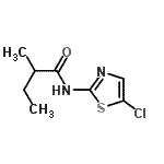CAS#: 13915-76-9, N-(5-Chloro-1,3-Thiazol-2-Yl)-2-Methylbutanamide
