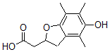 CAS#: 139232-40-9, 2-(5-Hydroxy-4,6,7-Trimethyl-2,3-Dihydro-1-Benzofuran-2-Yl)Acetic Acid