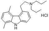 CAS 登录号：139304-28-2， N-[2-(5,8-二甲基-9H-咔唑-4-基)乙基]-N-丙基丙-1-胺盐酸盐