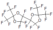 CAS#: 139481-27-9, 4,4,5-Trifluoro-5-[4,5,5-Trifluoro-2,2-Bis(Trifluoromethyl)-1,3-Dioxolan-4-Yl]-2,2-Bis(Trifluoromethyl)-1,3-Dioxolane