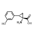 CAS 登录号：139561-06-1， (1S,2S)-1-氨基-2-(3-羟基苯基)环丙烷羧酸