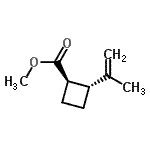 CAS#: 139561-17-4, Methyl (1R,2R)-2-Isopropenylcyclobutanecarboxylate