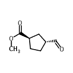 CAS 登录号：139585-46-9， 甲基(1R,3R)-3-甲酰基环戊烷羧酸酯