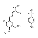CAS#: 139613-40-4, (2E)-2-(2-Bromo-4,5-Dimethoxybenzylidene)-N-Hydroxyhydrazinecarboximidamide 4-Methylbenzenesulfonate (1:1)