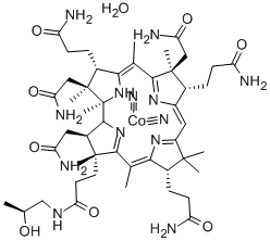 CAS 登录号：13963-62-7， 水合-氰基-钴啉醇酰胺