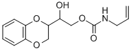 CAS 登录号:13973-71-2, 1-(1,4-苯并二恶烷-2-基)-1,2-乙二醇2-烯丙基氨基甲酸酯