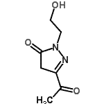 CAS#: 139767-79-6, 5-Acetyl-2-(2-Hydroxyethyl)-4H-Pyrazol-3-One