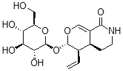 CAS#: 1398-17-0, (3S)-4a-Vinyl-3-beta-D-Glucopyranosyloxy-3,4,4abeta,5,6,7-Hexahydro-8H-Pyrano[3,4-c]Pyridin-8-One
