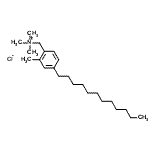 CAS 登录号：1399-80-0， (4-十二烷基-2-甲基苯基)-N,N,N-三甲基甲铵氯化物
