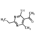 CAS#: 13995-64-7, 1-(2-Ethyl-4-Methyl-6-Thioxo-1,6-Dihydro-5-Pyrimidinyl)Ethanone