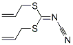 CAS 登录号：13997-95-0， [二(丙-2-烯基硫基)亚甲基氨基]氢氰酸
