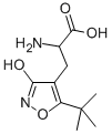 CAS 登录号：140158-50-5， 2-氨基-3-(5-叔丁基-3-氧代-1,2-恶唑-4-基)丙酸