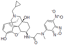 CAS 登录号：140164-86-9， N-((5alpha,6beta)-17-(环丙基甲基)-4,5-环氧-3,14-二羟基吗喃-6-基)-2-(甲基(7-硝基-4-苯并呋咱基)氨基)-乙酰胺