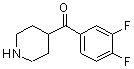 CAS#: 140235-26-3, (3,4-Difluorophenyl)(4-Piperidinyl)Methanone