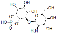 CAS#: 140391-24-8, (3aS,4R,5S,6S,7R,7aR)-2,5,6,7-tetrahydroxy-2-oxidohexahydro-1,3,2-benzodioxaphosphol-4-yl 2-amino-2-deoxy-alpha-D-glucopyranoside