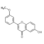 CAS 登录号：140439-35-6， 6-羟基-2-(3-甲氧基苯基)-4H-苯并吡喃-4-酮