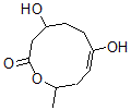 CAS#: 140460-53-3, (7E)-4,7-Dihydroxy-10-Methyl-3,4,5,6,9,10-Hexahydrooxecin-2-One