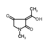 CAS#: 140837-96-3, (3Z)-3-(1-Hydroxyethylidene)-1-Methyl-2,4-Pyrrolidinedione