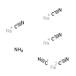 CAS 登录号：14099-05-9， 铁(2+)钠氰化物氨合物(1:3:5:1)