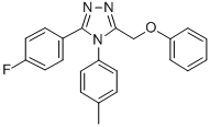 CAS#: 141078-94-6, 3-(4-Fluorophenyl)-4-(4-Methylphenyl)-5-(Phenoxymethyl)-1,2,4-Triazole