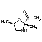CAS 登录号：141089-15-8， 1-[(2R,5S)-2,5-二甲基-1,3-恶唑烷-2-基]乙酮
