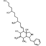 CAS#: 14110-73-7, 1-Benzyl-4-[(1E)-8,11-dihydroxy-4-methyl-1-undecen-1-yl]-7-methyl-6-methyleneoctahydro-3aH-isoindole-3a,5-diol