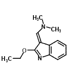 CAS 登录号：141210-78-8， (E)-1-(2-乙氧基-3H-吲哚-3-亚基)-N,N-二甲基甲胺