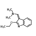 CAS 登录号：141210-80-2， (Z)-1-(2-乙氧基-3H-吲哚-3-亚基)-N,N-二甲基甲胺