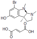 CAS#: 141271-42-3, 7-Bromo-1,2,3,3a,8,8a-hexahydro-1,3a,8-trimethylpyrrolo(2,3-6)indol-5-ol fumarate
