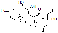CAS#: 141272-45-9, (3alpha,5alpha,6alpha,7beta,16alpha,23alpha)-3,6,7,23-Tetrahydroxy-16,23-Cyclocholestan-15-one