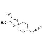 CAS#: 141529-07-9, (4,4-Diethoxy-1-Piperidinyl)Acetonitrile